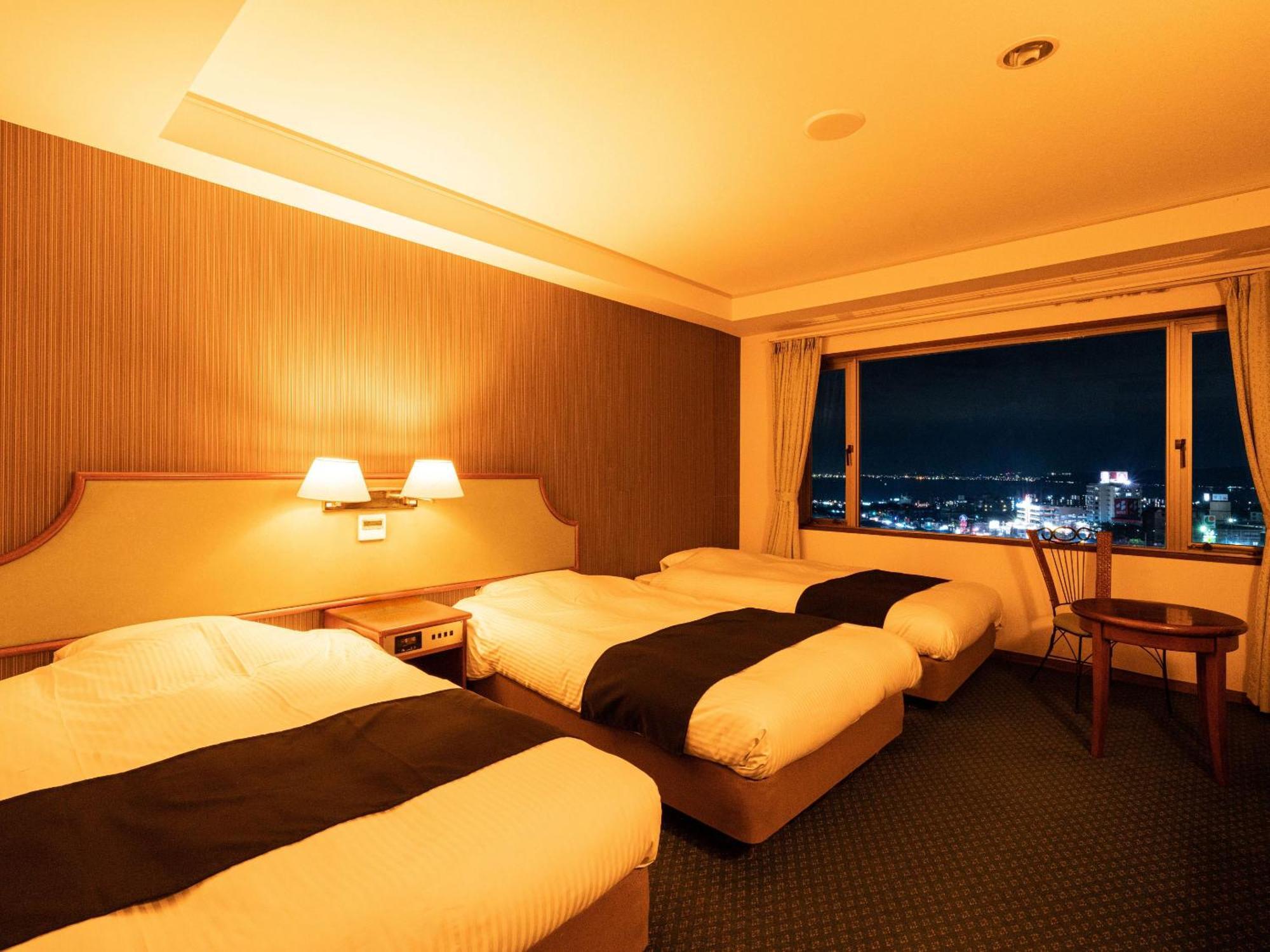 Ooedo Onsen Monogatari Premium Hotel Fugetsu Beppu Exterior foto